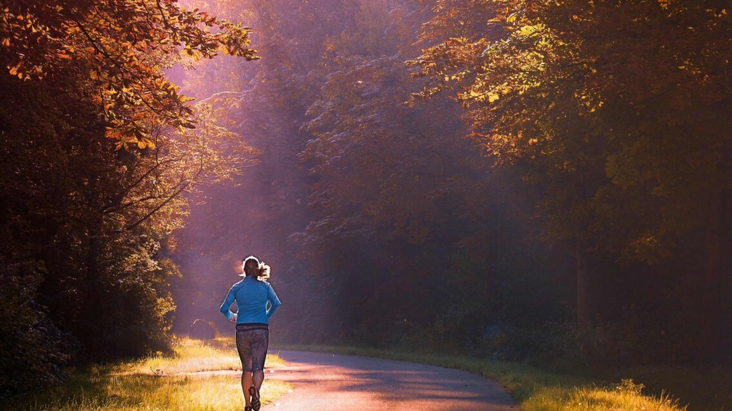 Joggen in der Natur Joggen